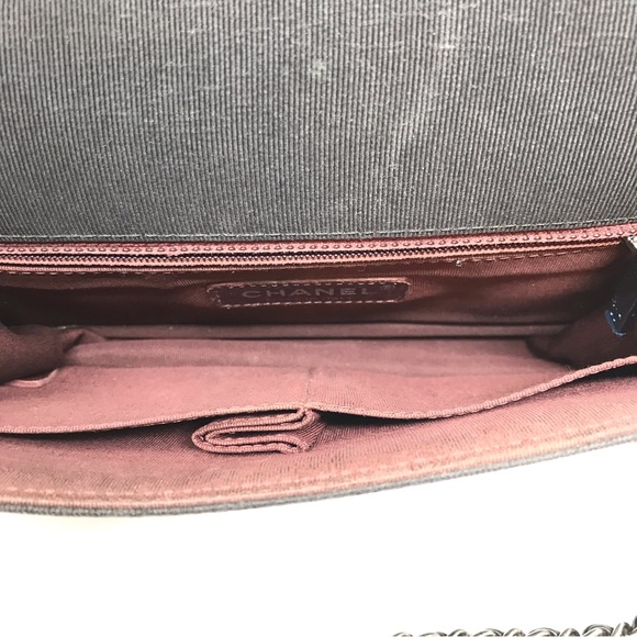 Chanel Ballerine Flap Bag Quilted Lambskin Small Black Brown Chain Strap - Picture 9 of 14